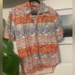 TERRIRORY AHEAD mens M Hawaiian shirt
